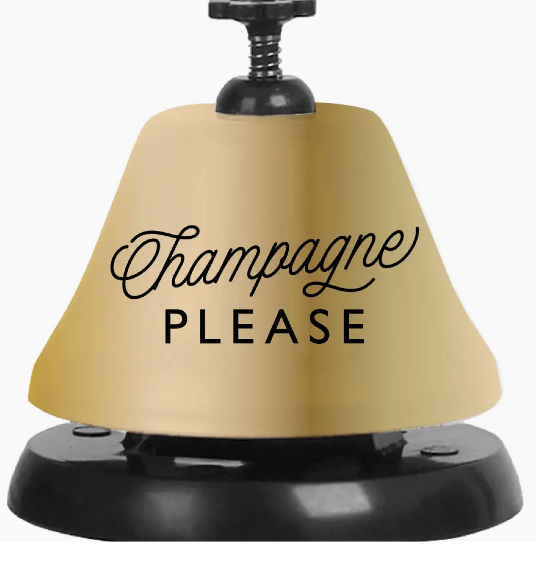 Desk Bell- Champagne Please
