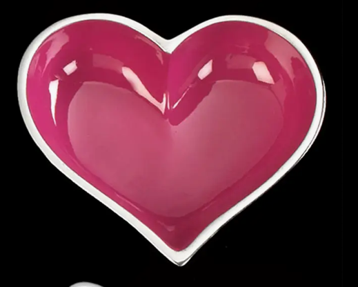 Tiny Hot Pink Happy Heart
