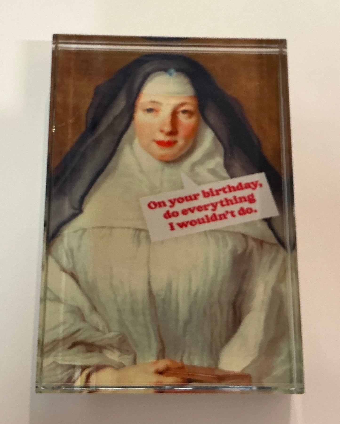 Glass Block - Nun *Exclusive to Code Blue*