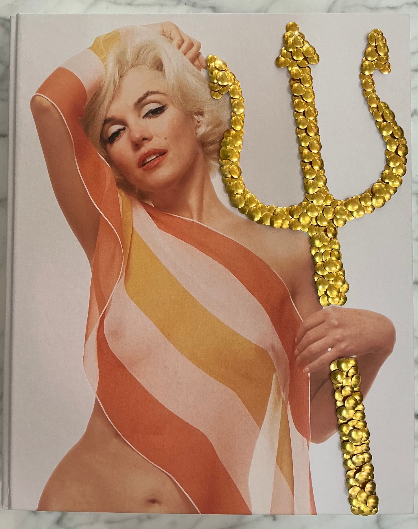 Embellished Marilyn Monroe Coffee Table Book
