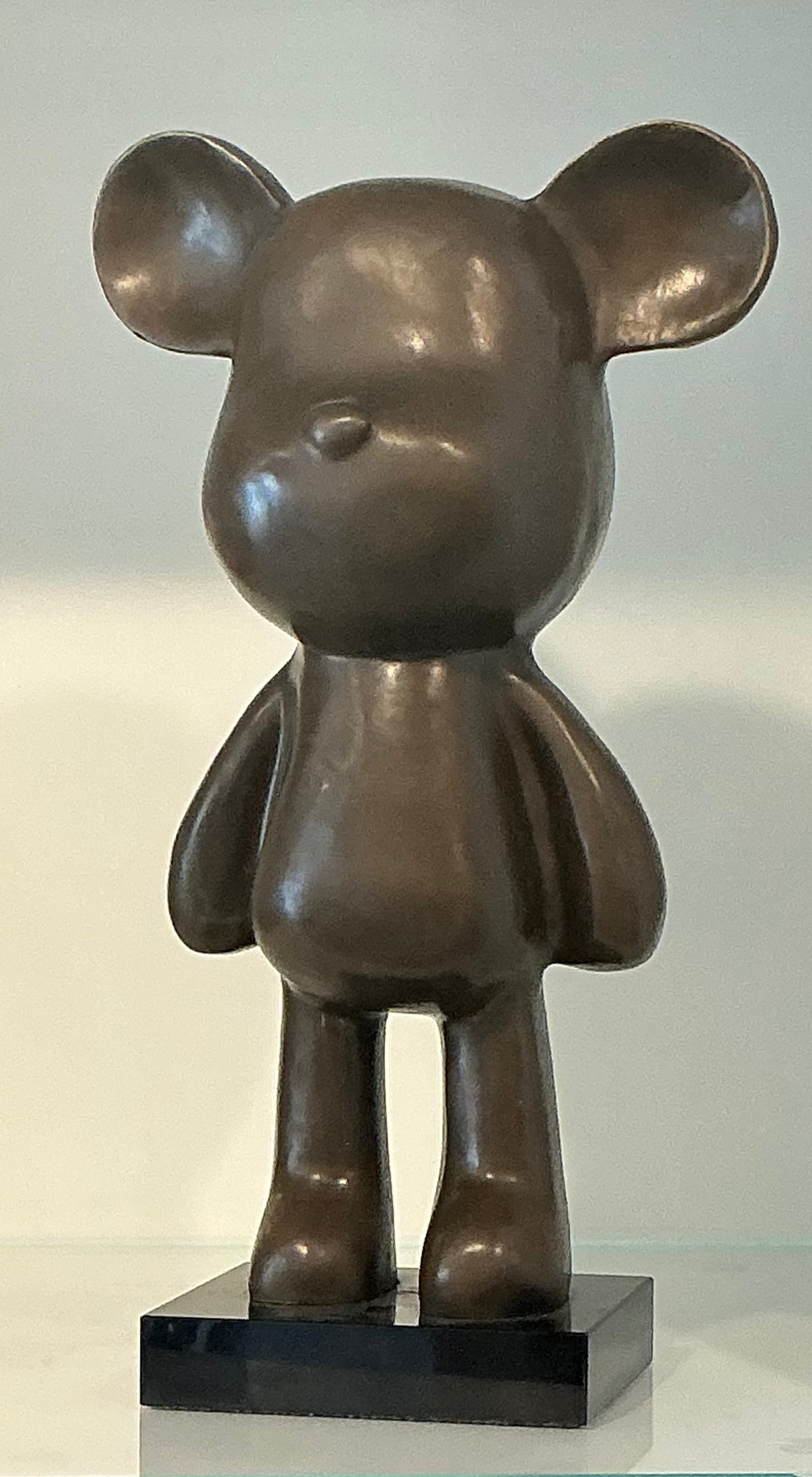 Iconic Mickey Mouse Bronze Sculpture, signed by artist Milo