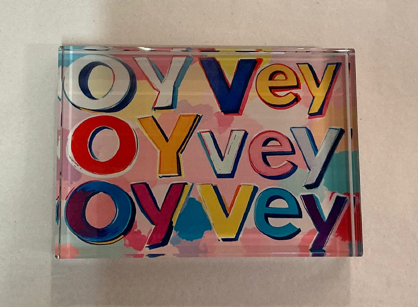 Glass Block Vibe- Oy Vey *Exclusive to Code Blue*