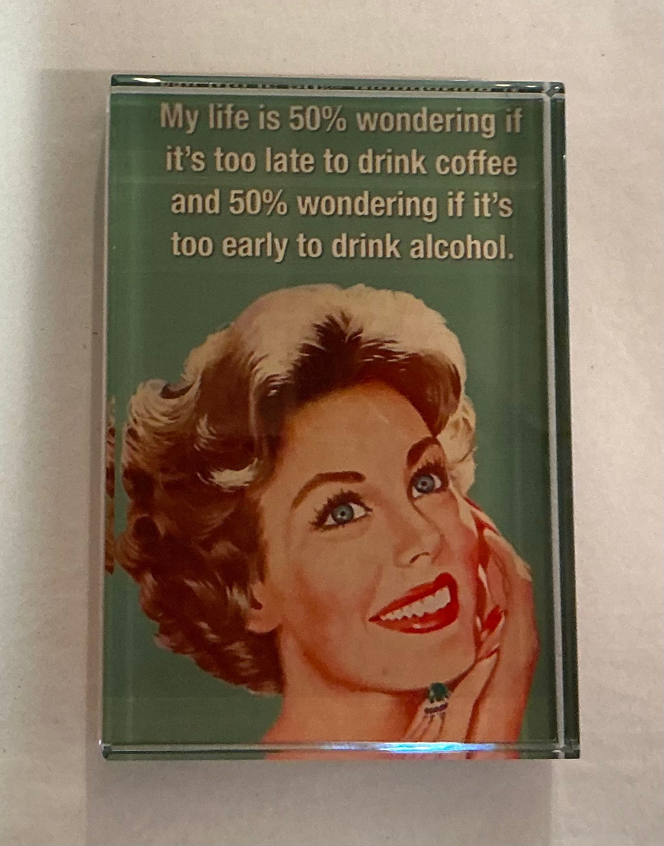 Glass Block Vibe- 50% Coffee and 50% Alcohol *Exclusive to Code Blue*