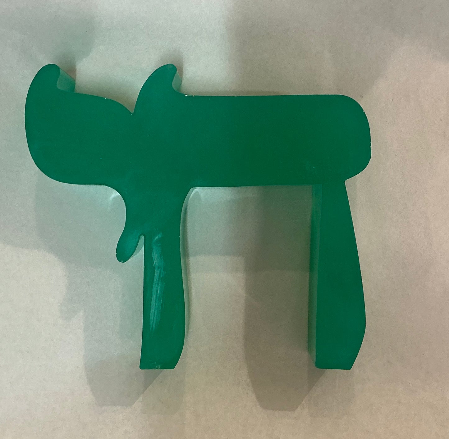 Large Chai Sculpture in Resin