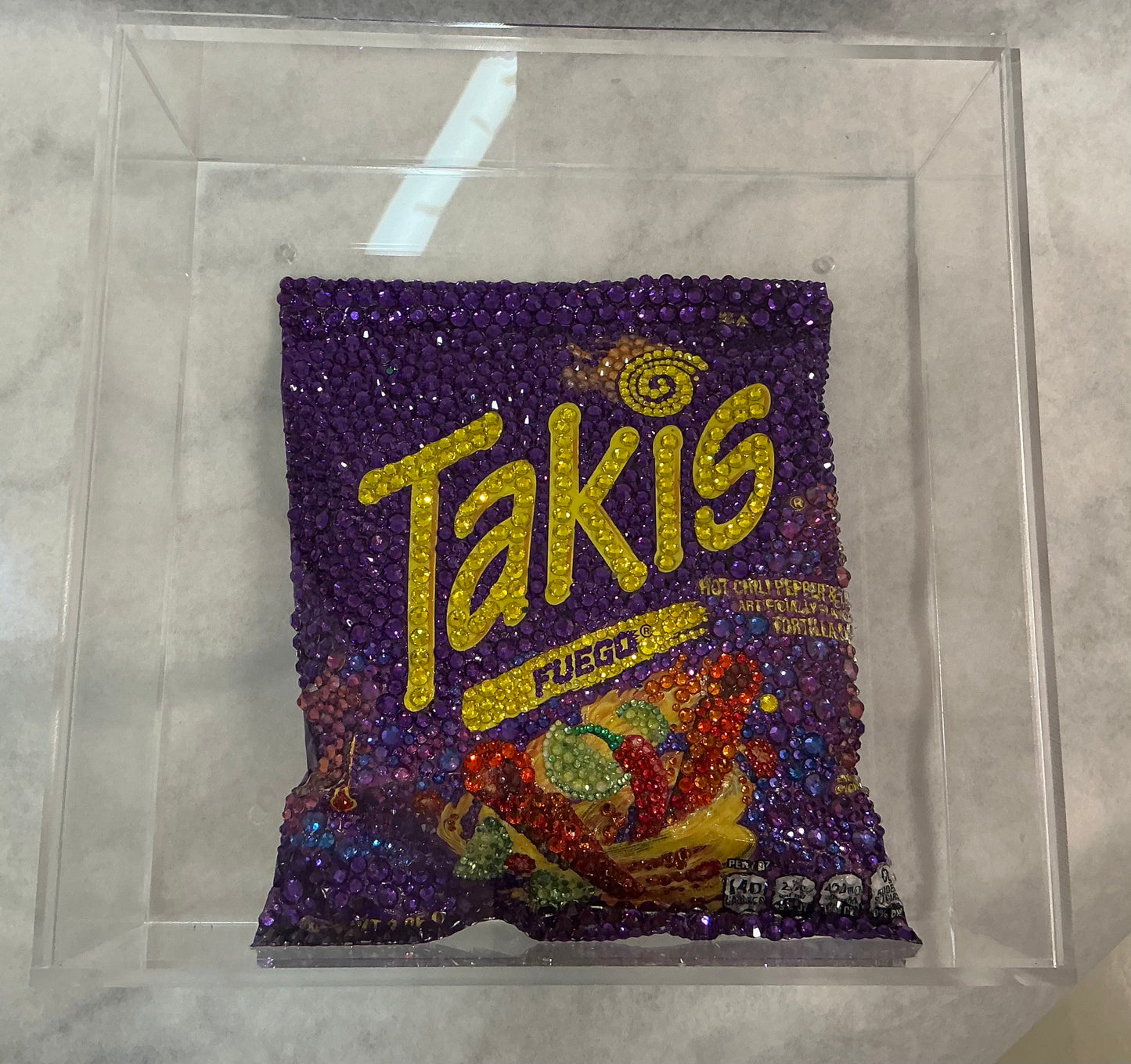 Crystal Embellished Takis Bag (One of a Kind)