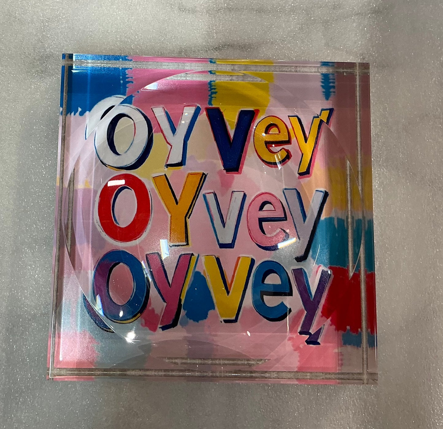 Oy Vey Acrylic Candy Catchall Dish