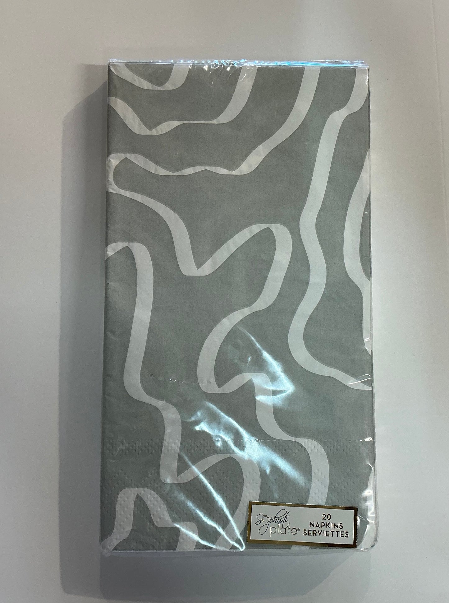 Guest Towels - Gray/White