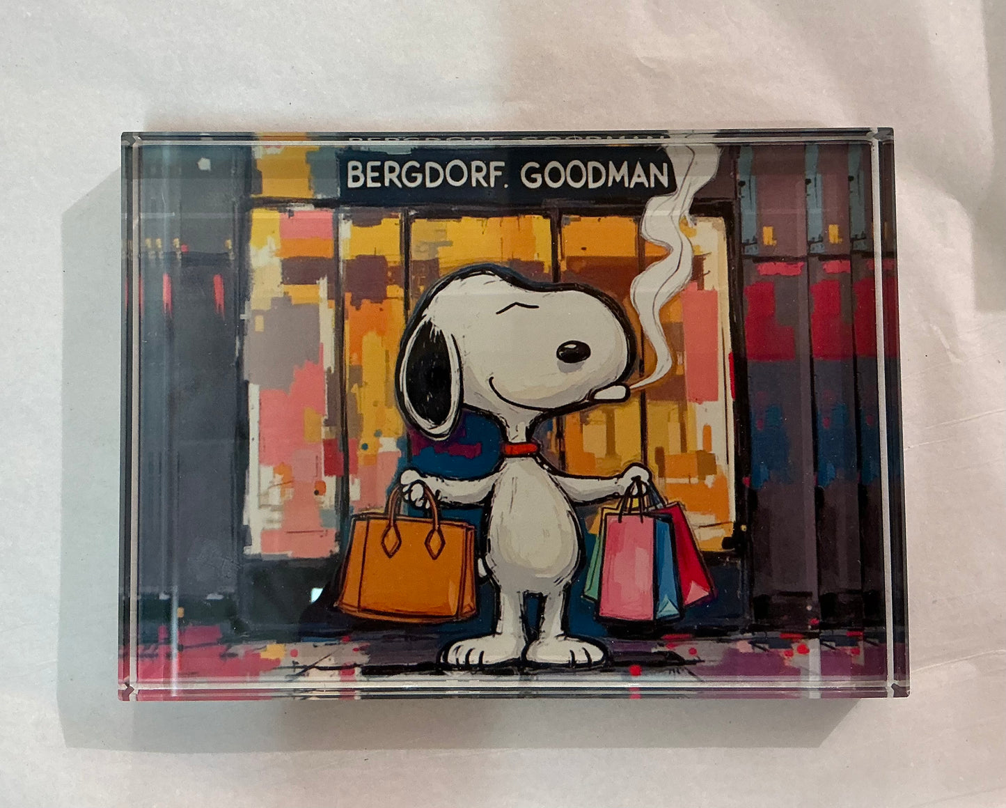 Large Glass Block Vibe- Snoopy *Exclusive to Code Blue*