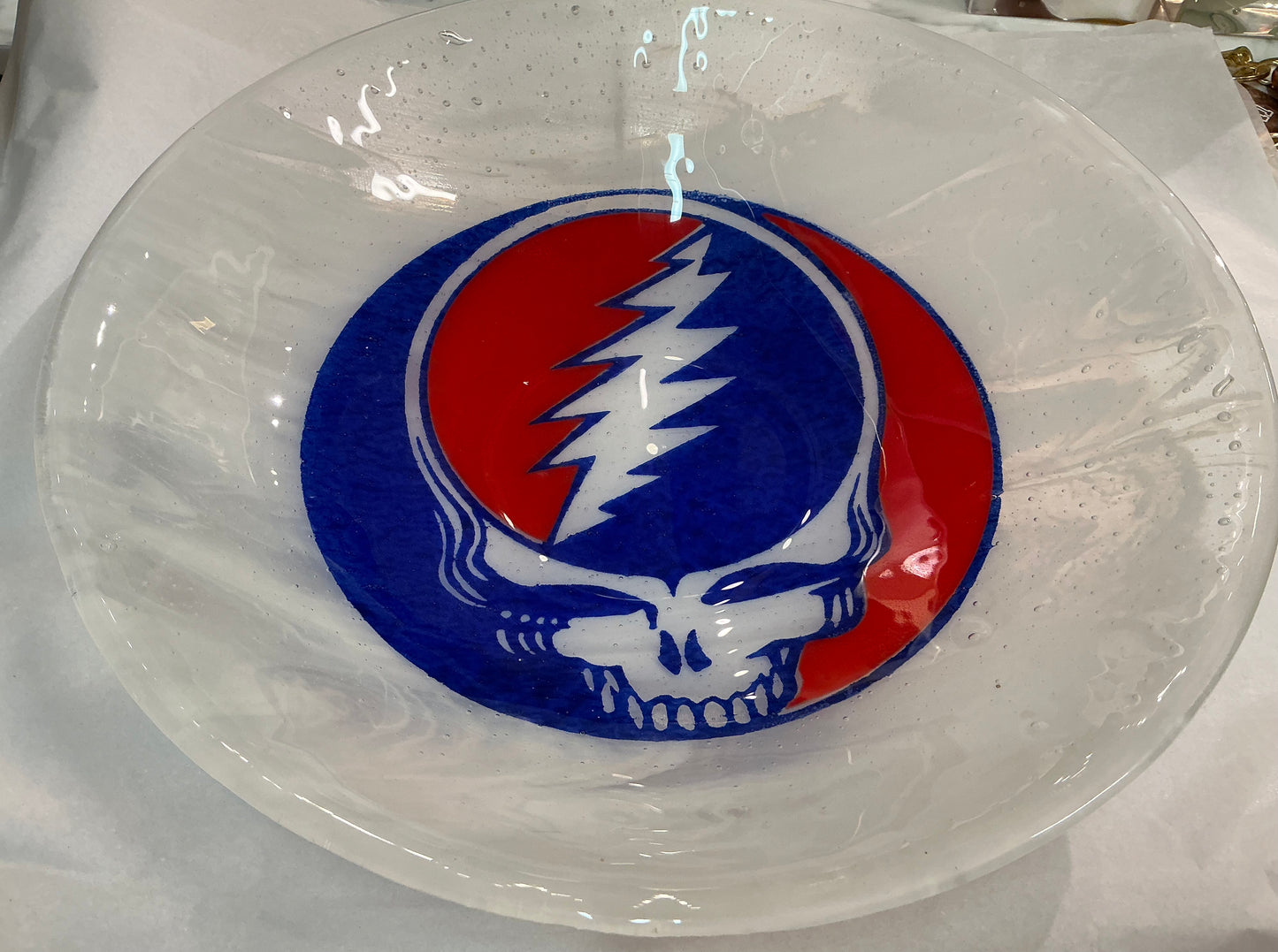 Grateful Dead “Steal Your Face” Glass Bowl (Exclusive)