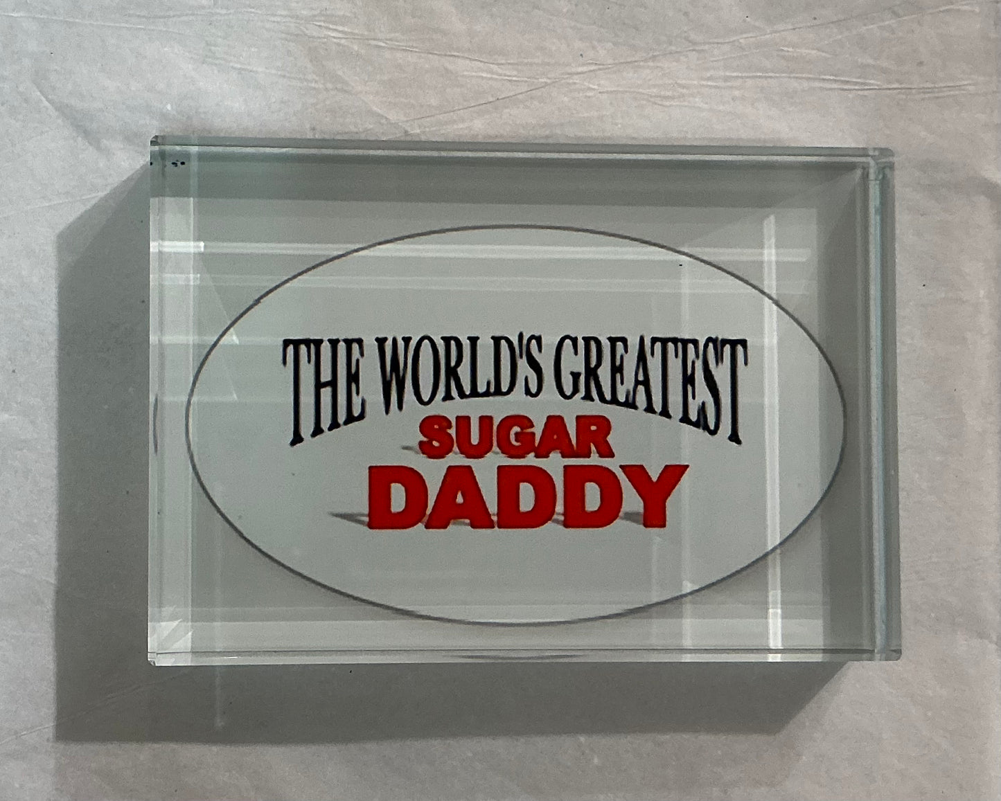 Glass Block - World’s Greatest Sugar Daddy *Exclusive to Code Blue*