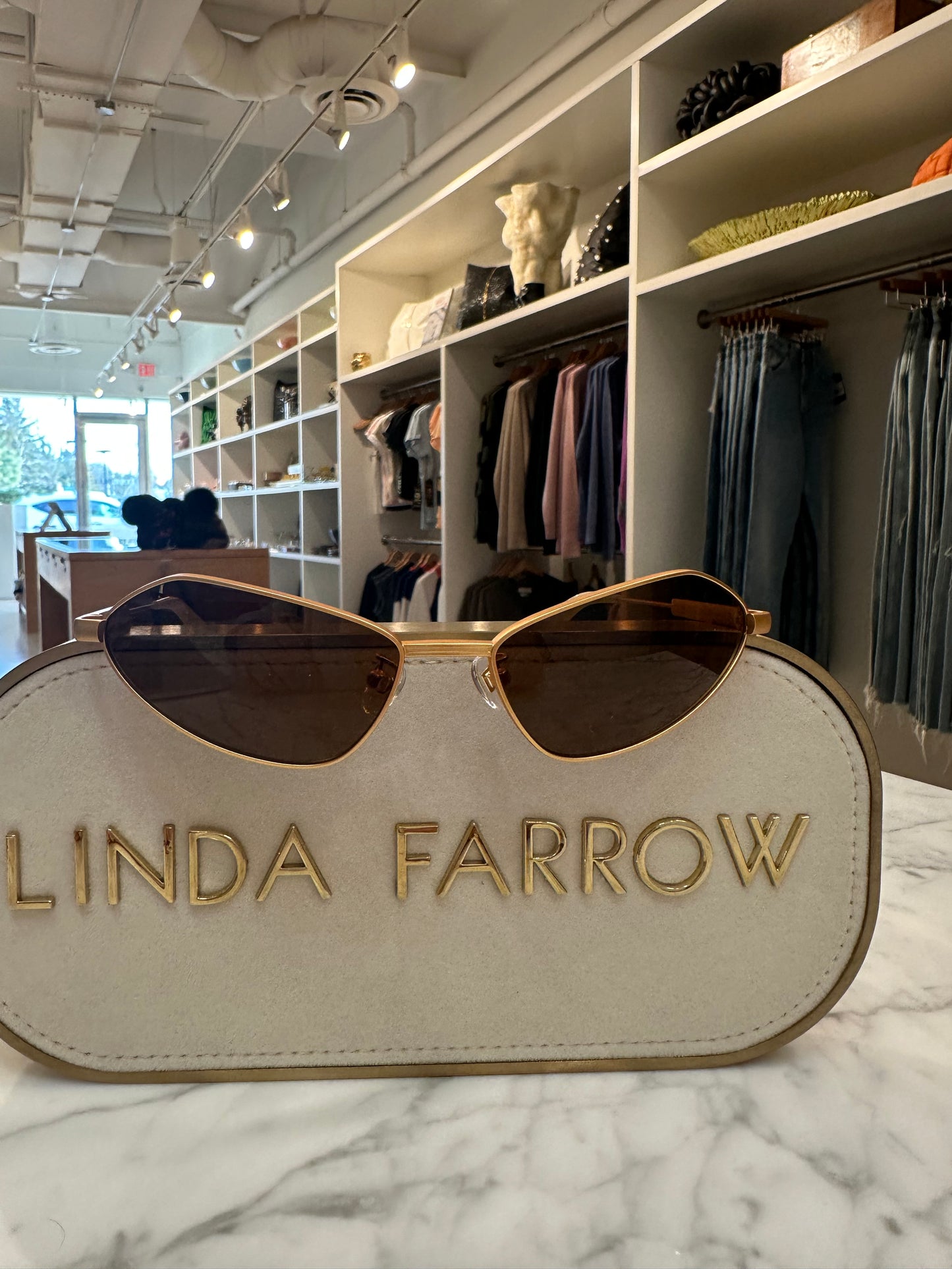 BAMBINO METAL SILVER/ MATT WHITE/ SILVER SUNGLASSES by LINDA FARROW
