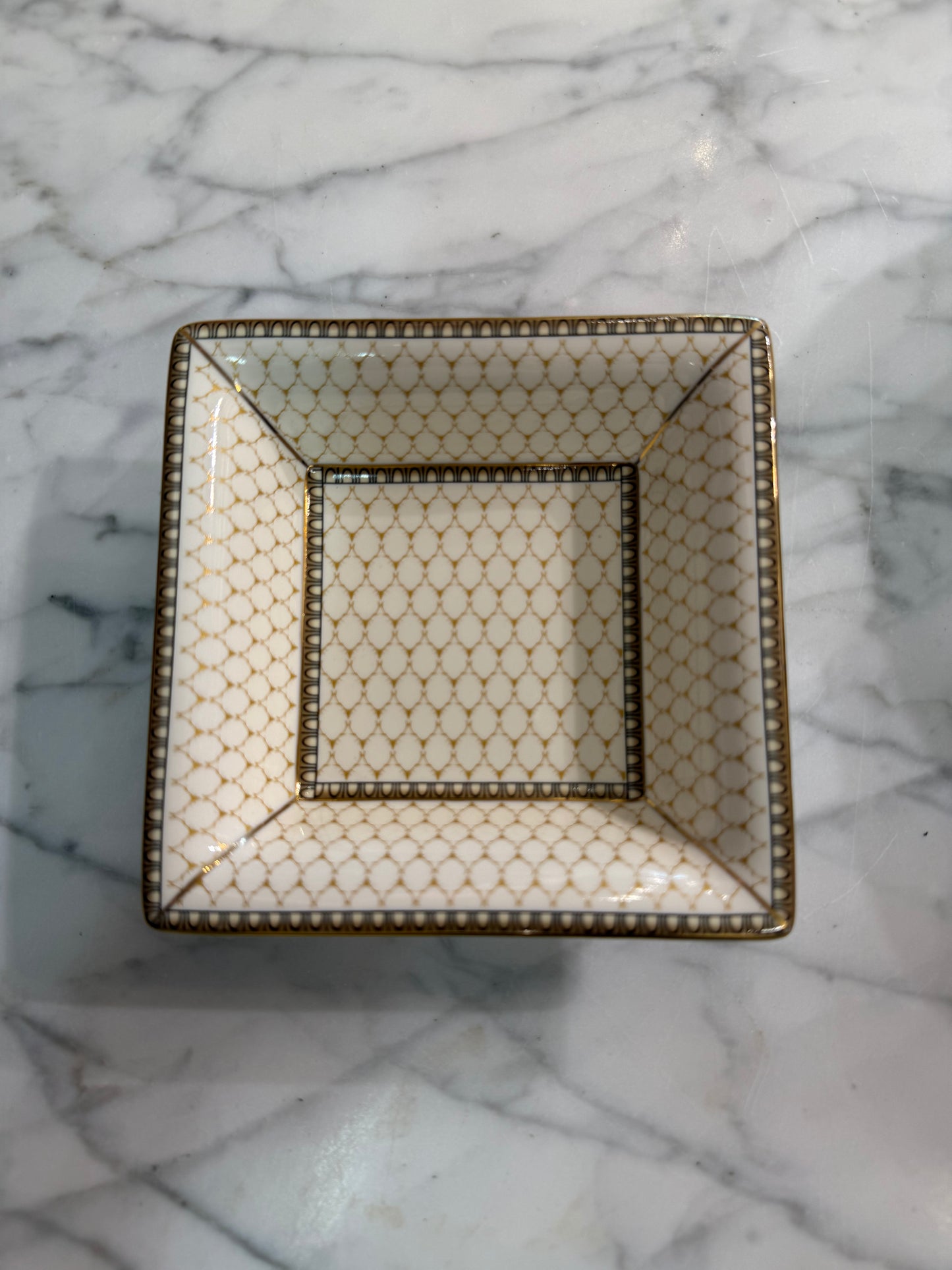 Antler Trellis Square Trinket Tray
