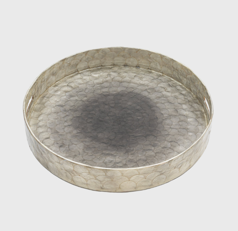 Large Ombré Capiz Tray