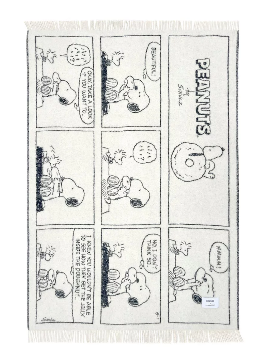 Peanuts Comic Strip Blanket