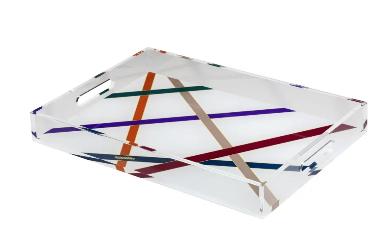 Missoni Home Tray NASTRI MULTICOLOR Large 12 x 18 in