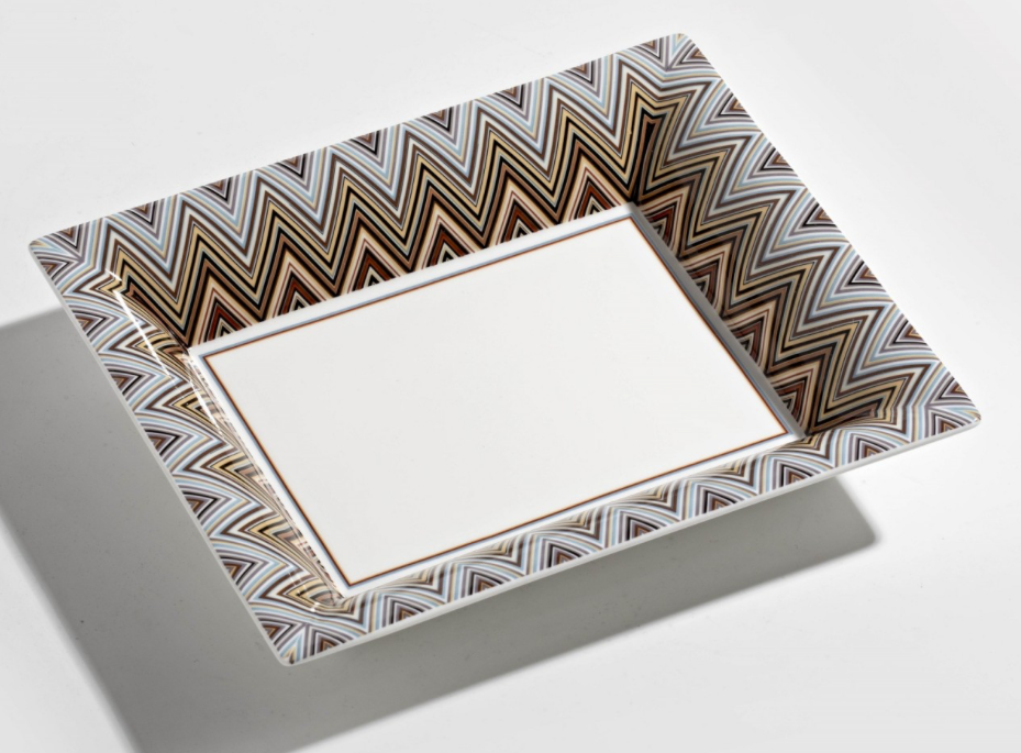 Missoni Zigzag Jarris Rectangular Tray 8.5” x 6.75”