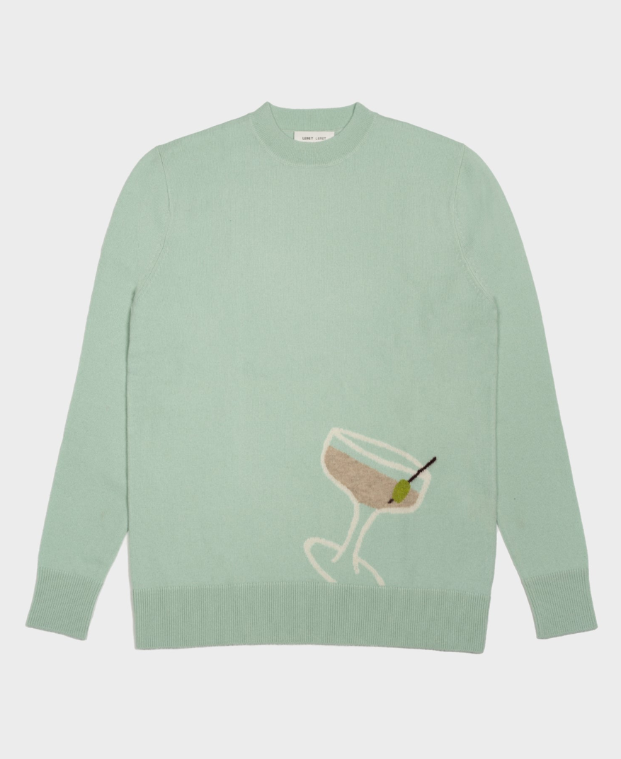 LERET LERET CREWNECK CASHMERE SWEATER