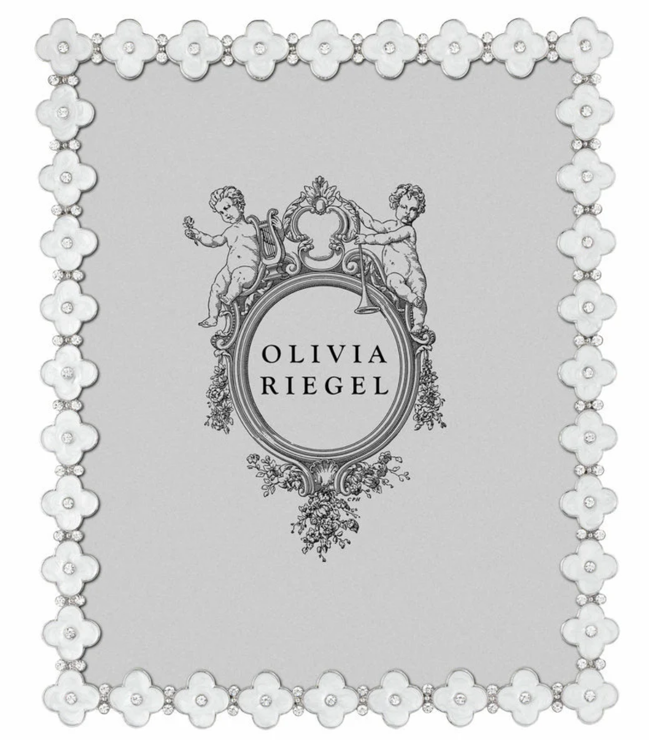 Enamel Clover Picture Frame