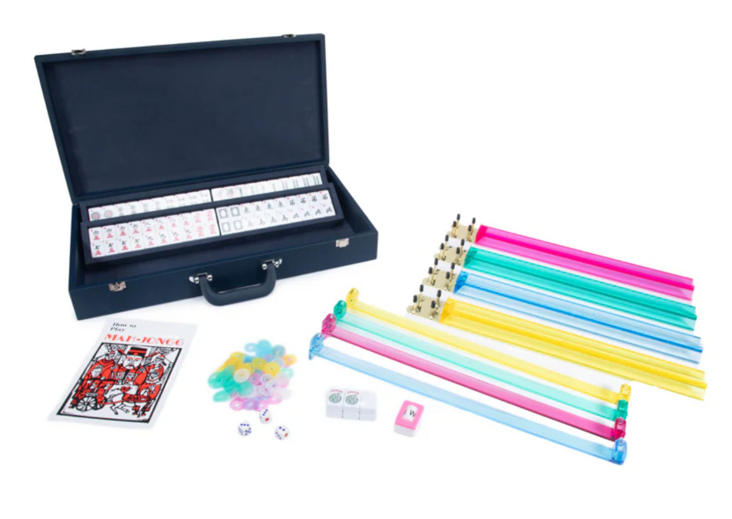 Mahjong Set in Navy or Black