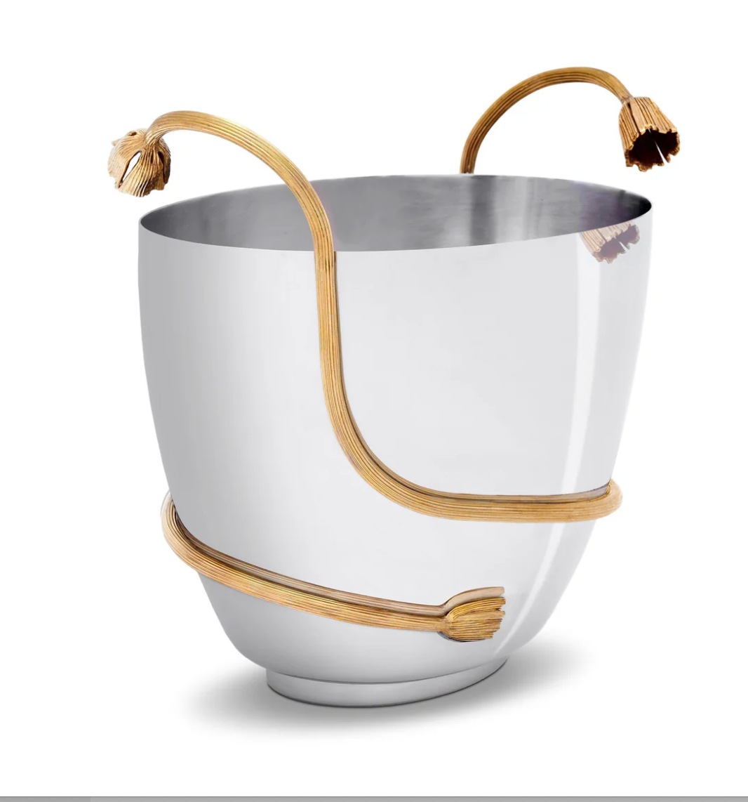 Deco Leaves Champagne/Ice  Bucket