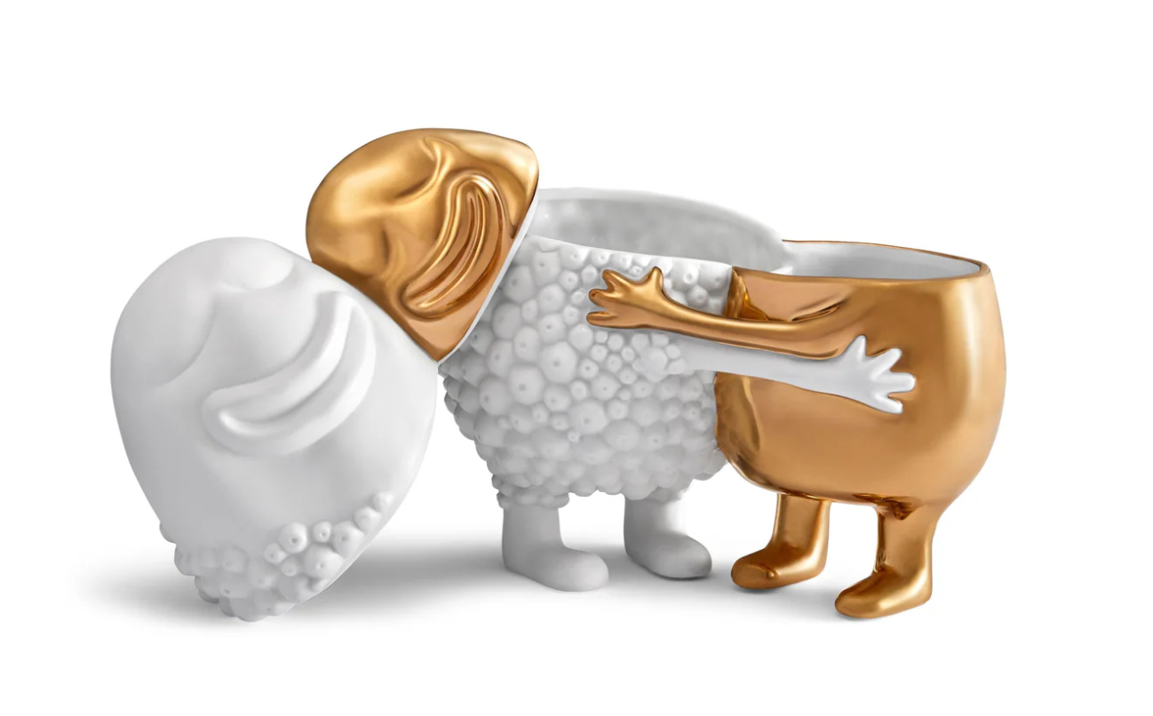 Haas Huggers Box-White/Gold