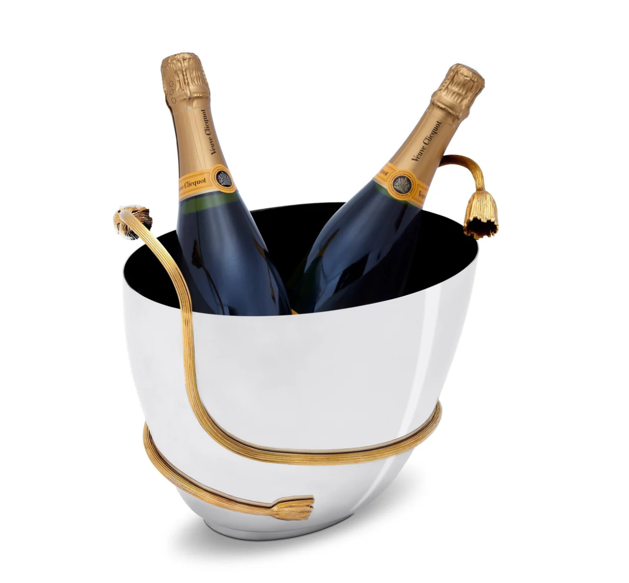 Deco Leaves Champagne/Ice  Bucket