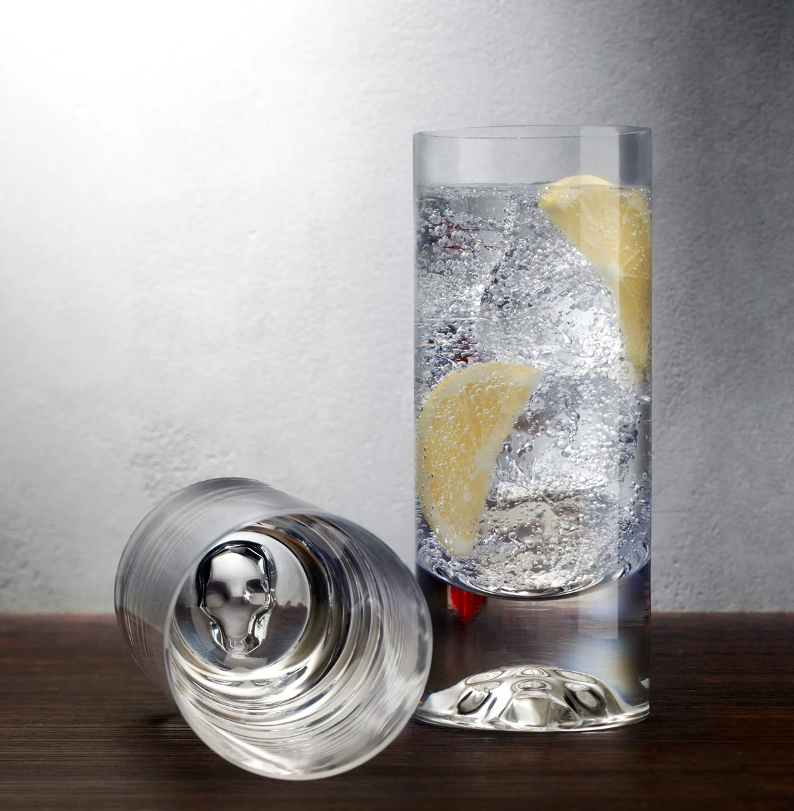 Shade High Ball Glass with Skull sold Individually