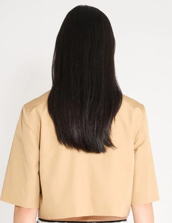 Short Cut Shirt by Nackiye (Caramel)