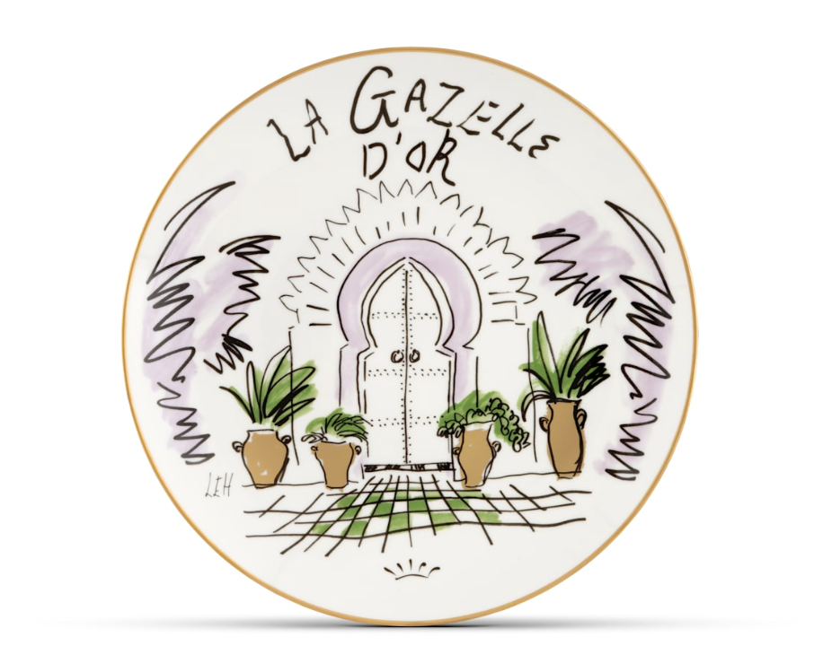 Profumi Luchino Decorative Plate - La Gazelle D'or