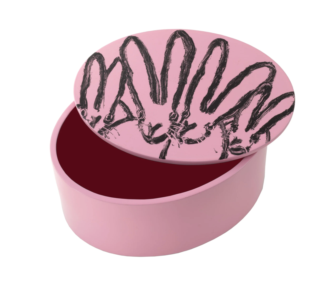 Oval Bunny Jewel Box