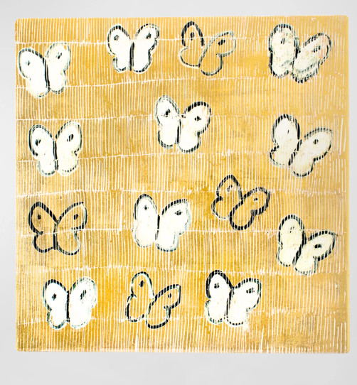 White Ascension Butterflies Placemat