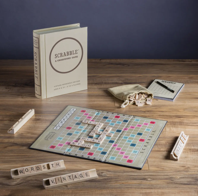 Scrabble Vintage Bookshelf Edition