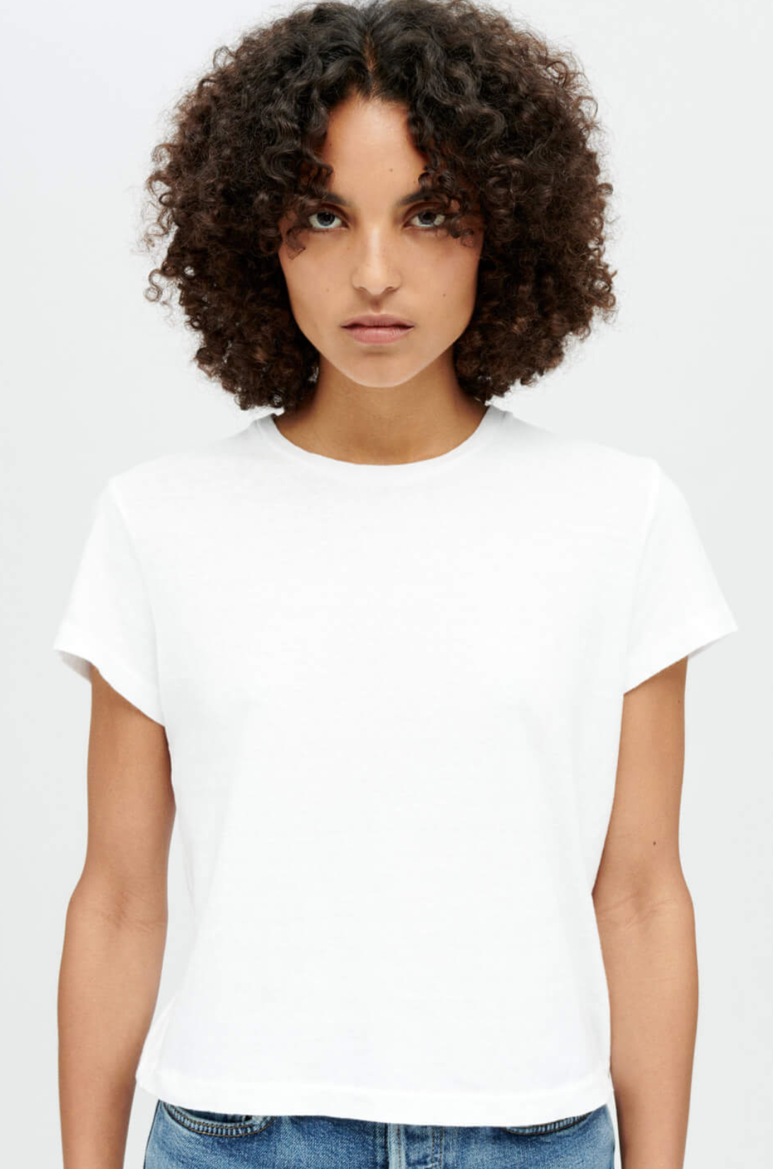 Optic White Boxy Tee