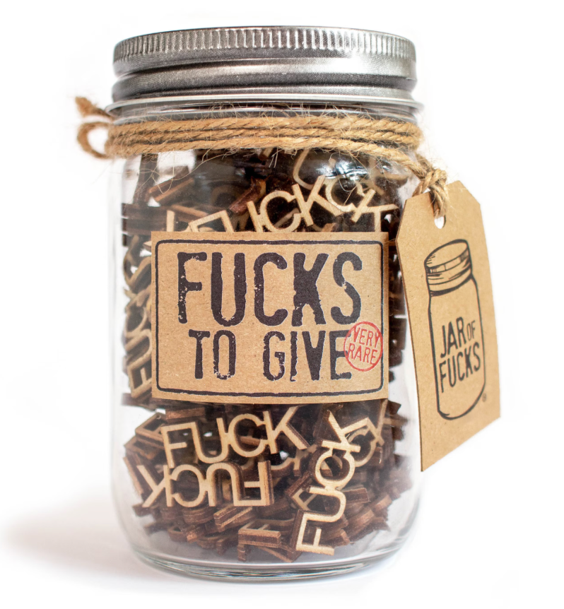 Jar of Fucks To Give - Large