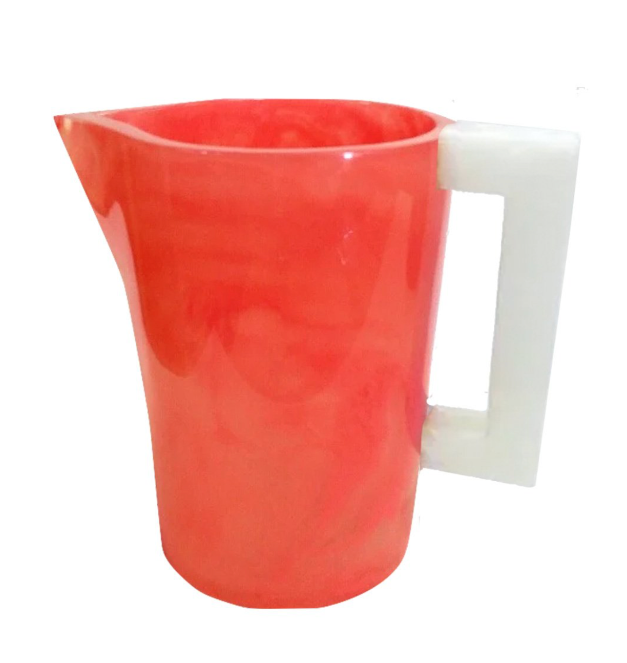 Pearl’s Pitcher- Peach & White