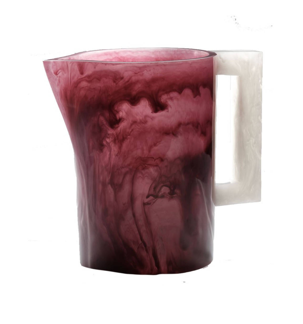 Pearl’s Pitcher- Purple & White