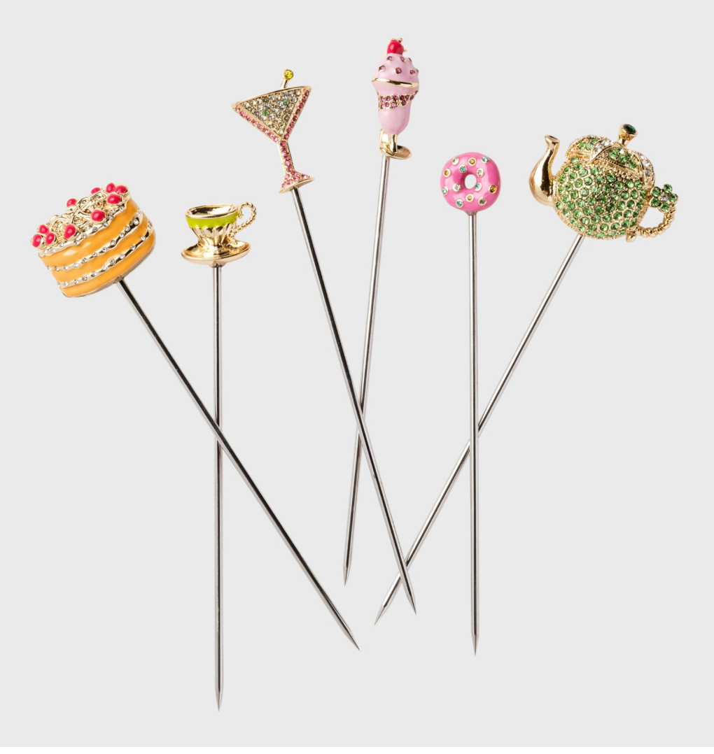 Garden Party Cocktail Picks