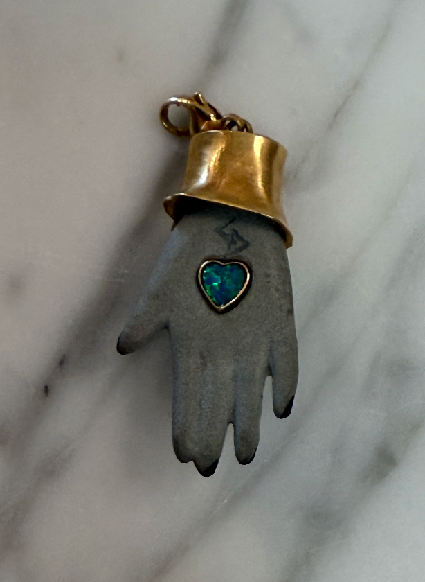 Porcelain Hand Charm