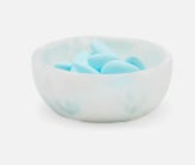 HUGO, White Swirled, Serving Bowl