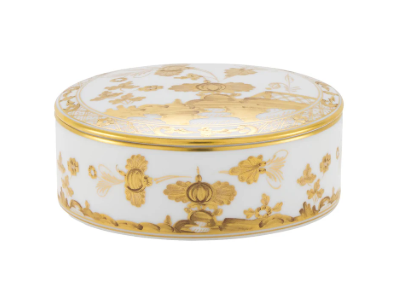 Ginori Oriente Italiano Round Trinket Box - Aurum