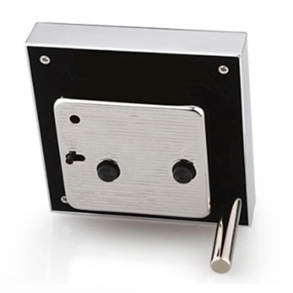 Mother of Pearl Shell & Silver Square Alarm Clock