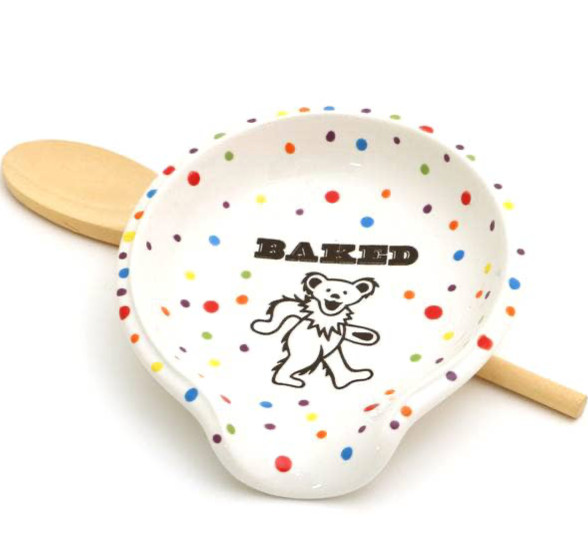 Dancing Bear Spoon Rest