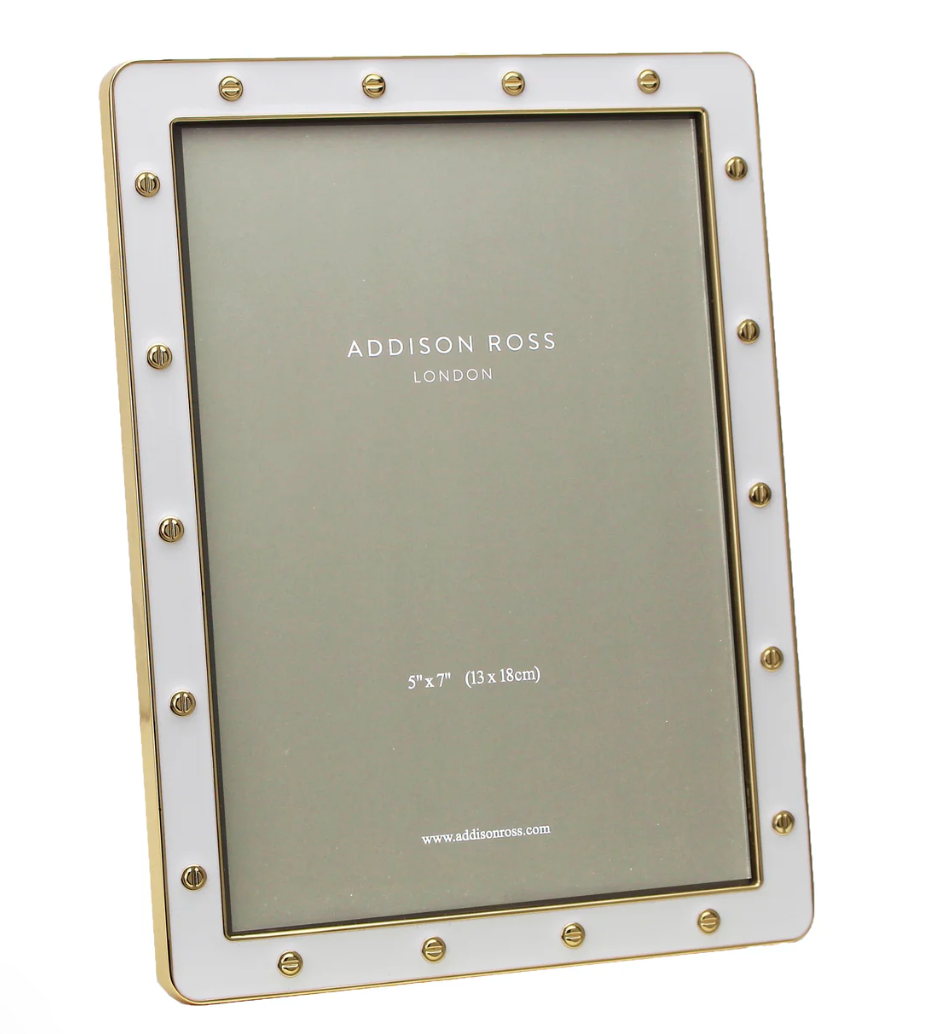 Enamel & Gold Locket Frame 5x7