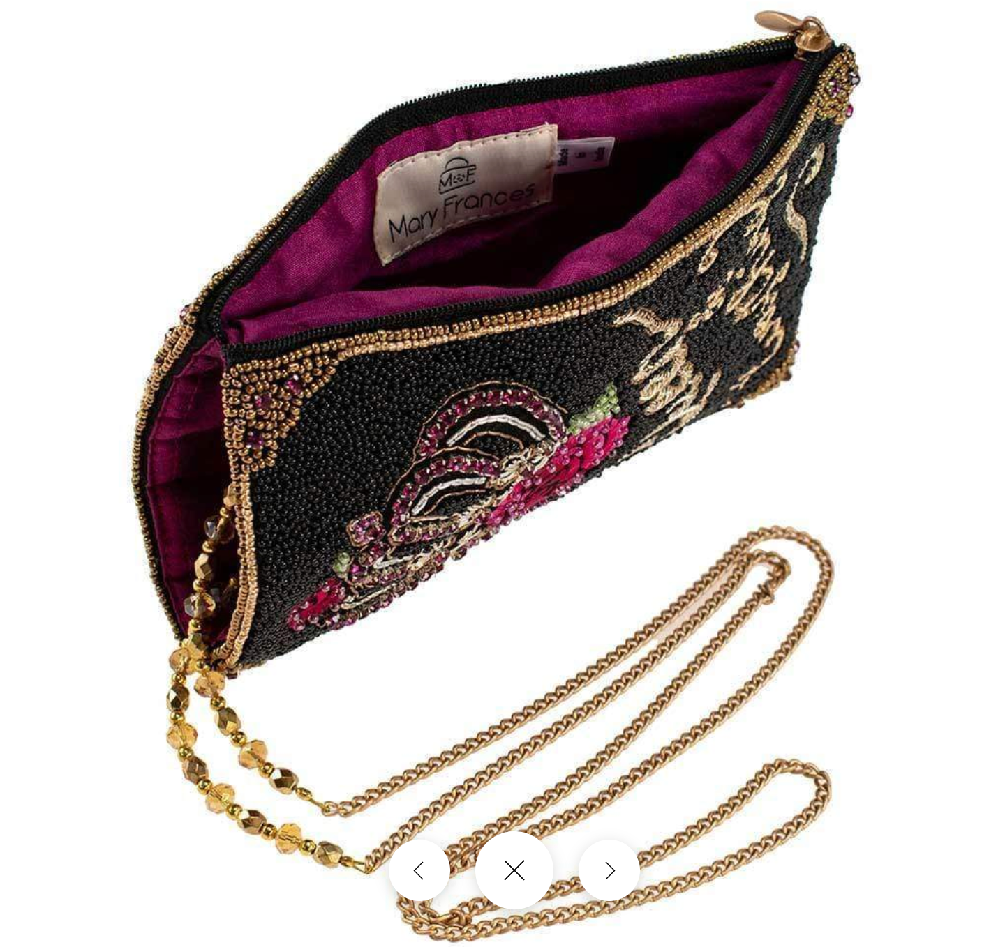 Queen of Everything Beaded Crossbody