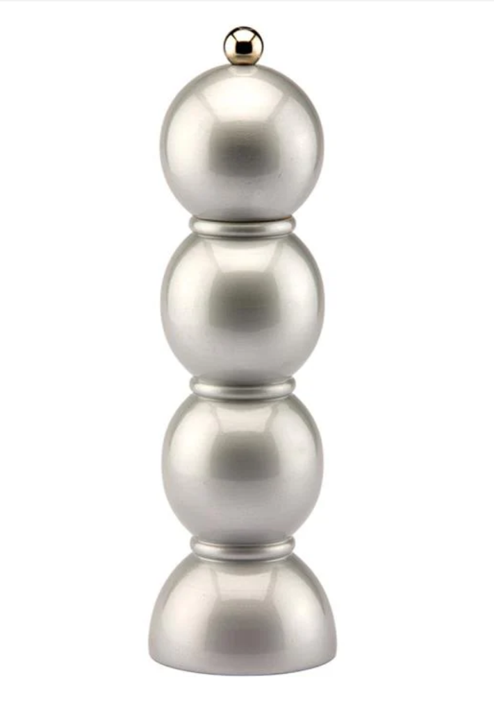 Silver Bobbin Salt or Pepper Mill