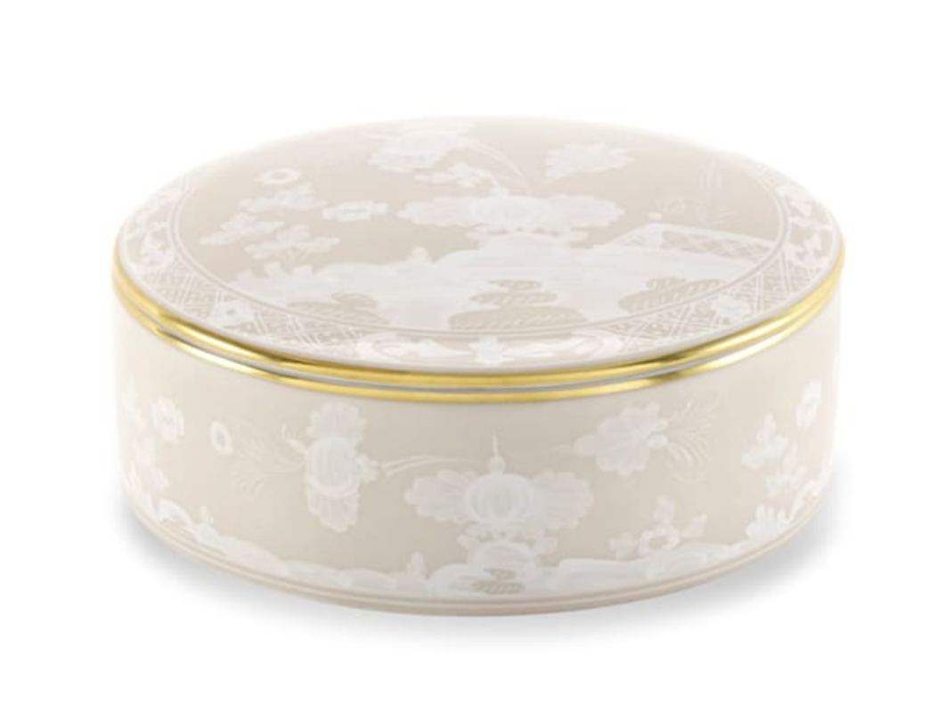 Oriente Italiano Round Trinket Box - Meringa