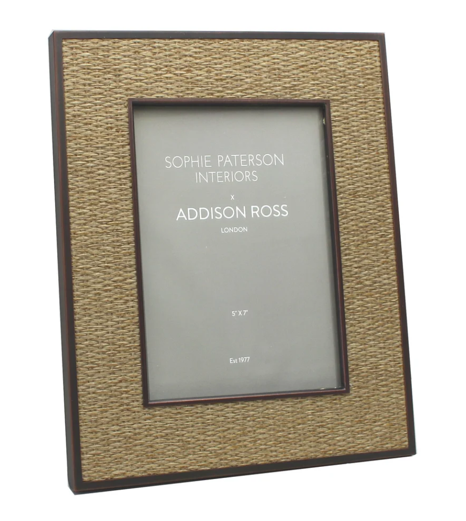 Wheat Rattan Frame 5x7