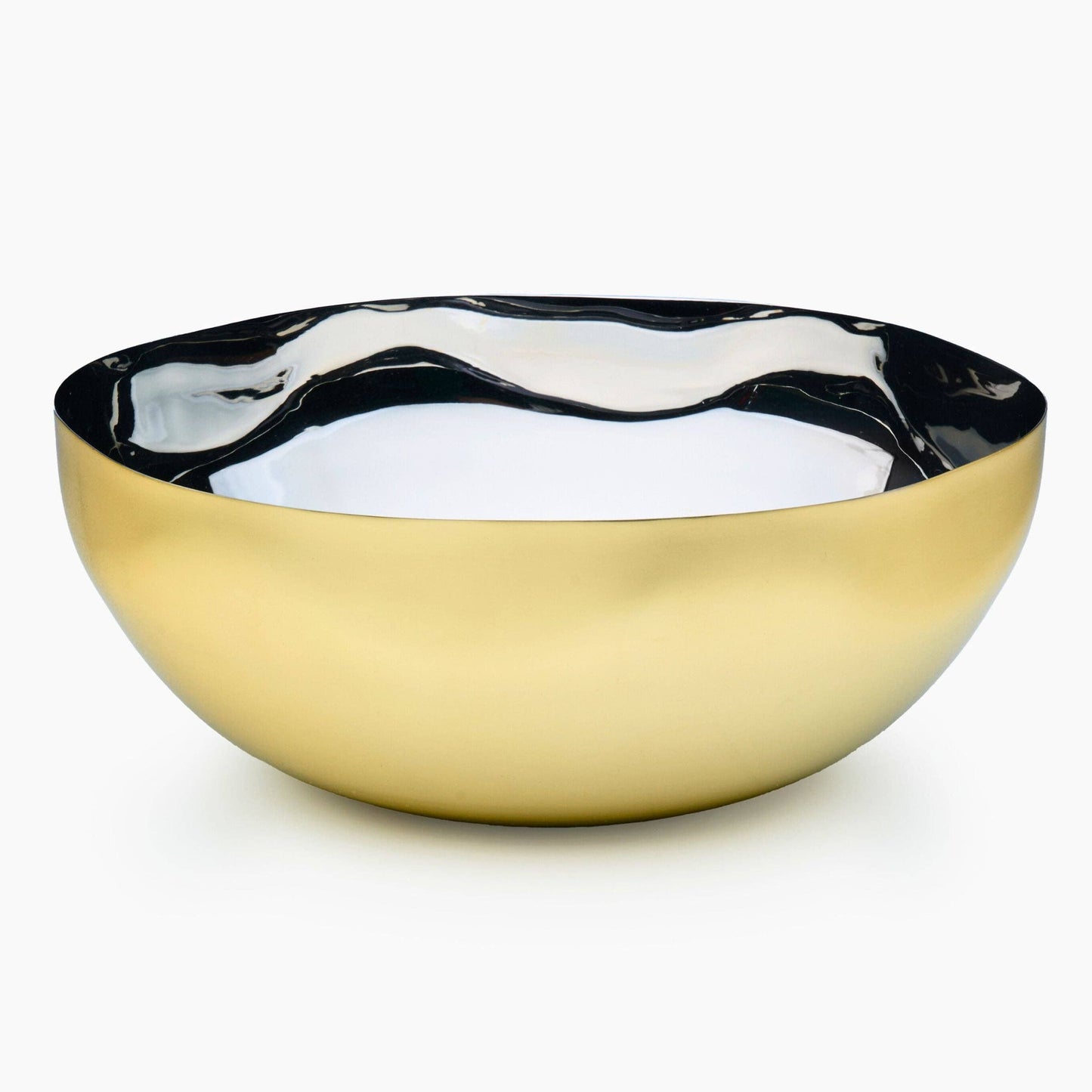 Organic Gold Serving Bowl