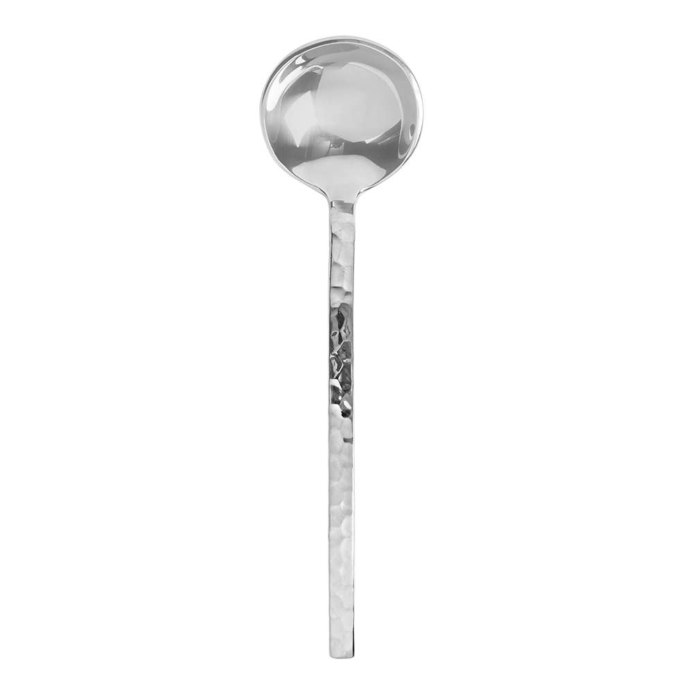 Hammered Square Stainless Steel Spoon