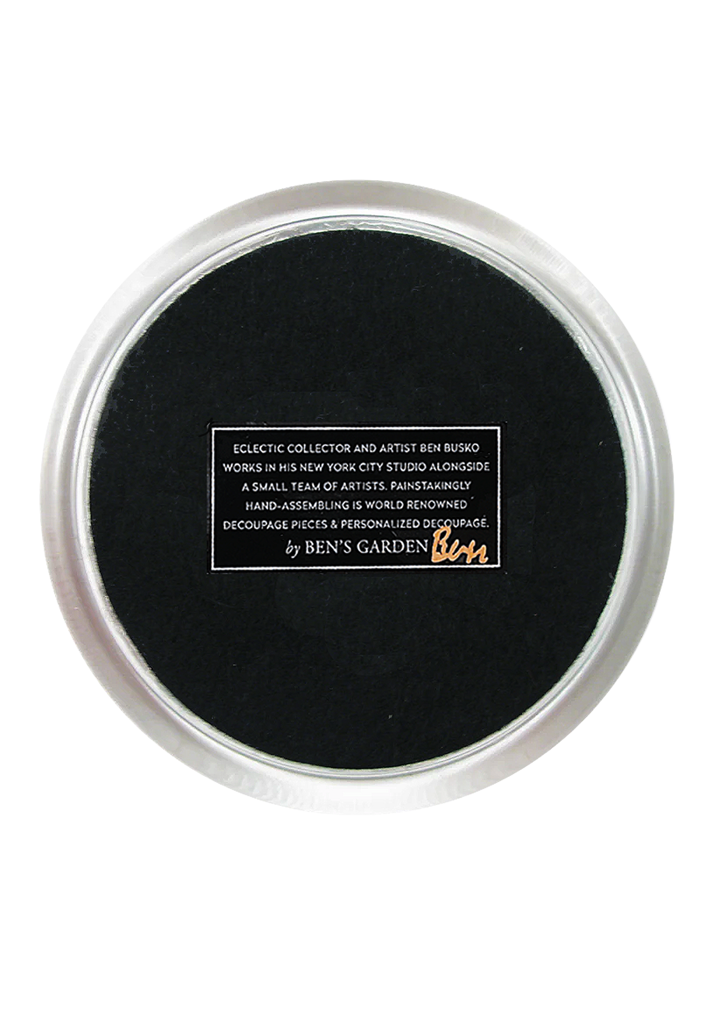 Veuve Clicquot Rose 4" Round Glass Coaster